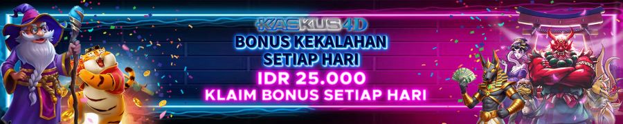 BONUS KEKALAHAN HARIAN IDR 25.000